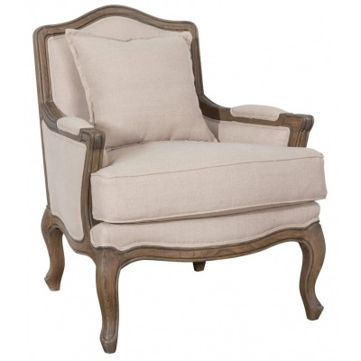 Hagan French Classical Bergere Walnut Armchair - image 1