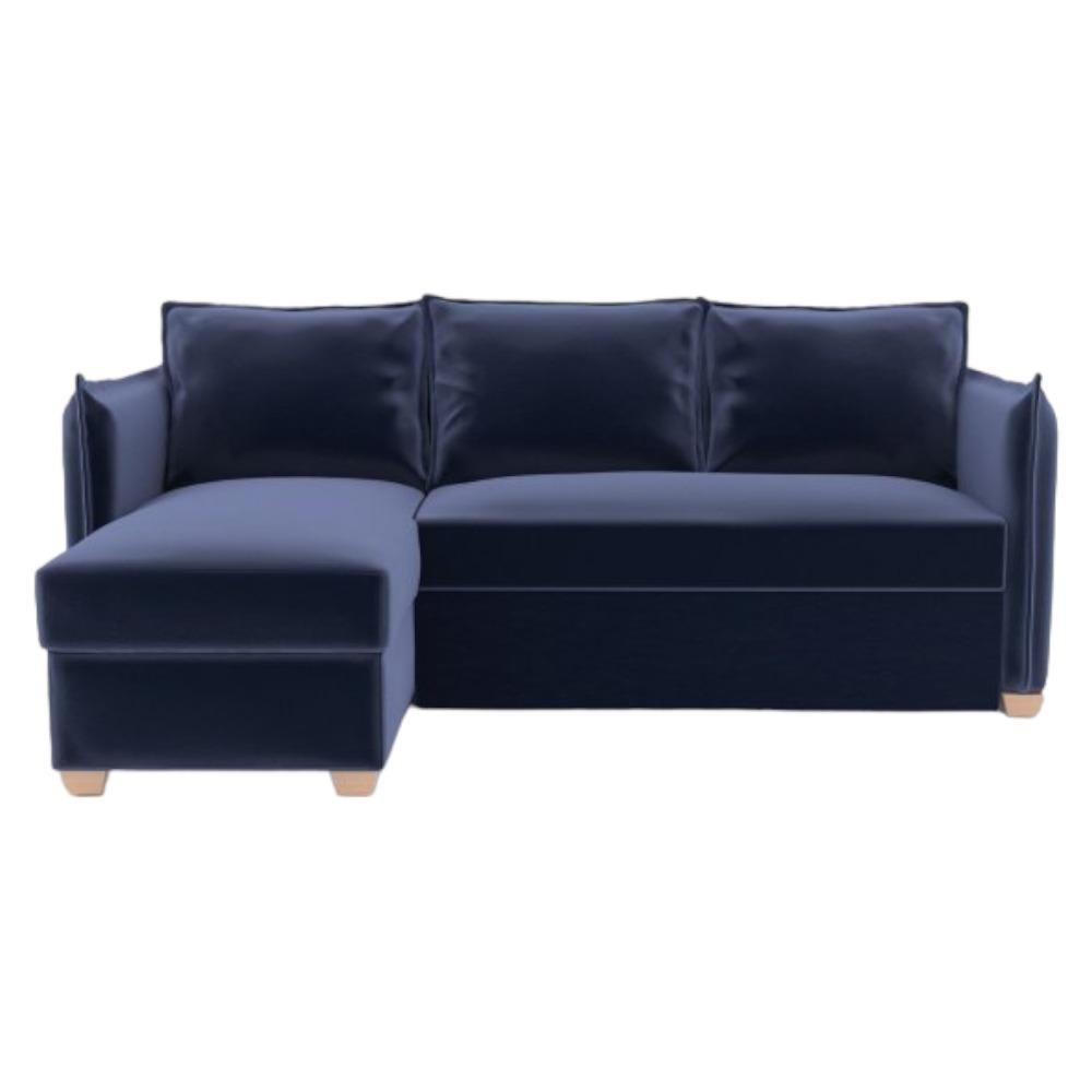 Kyoto Oscar Corner Sofa Bed Sunningdale Midnight