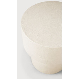 Ethnicraft Elements Microcement Off White Mushroom Shape Side Table - thumbnail 2