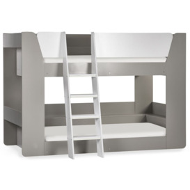 Parsec Bunk Bed - Comes in White or Taupe Options - thumbnail 2