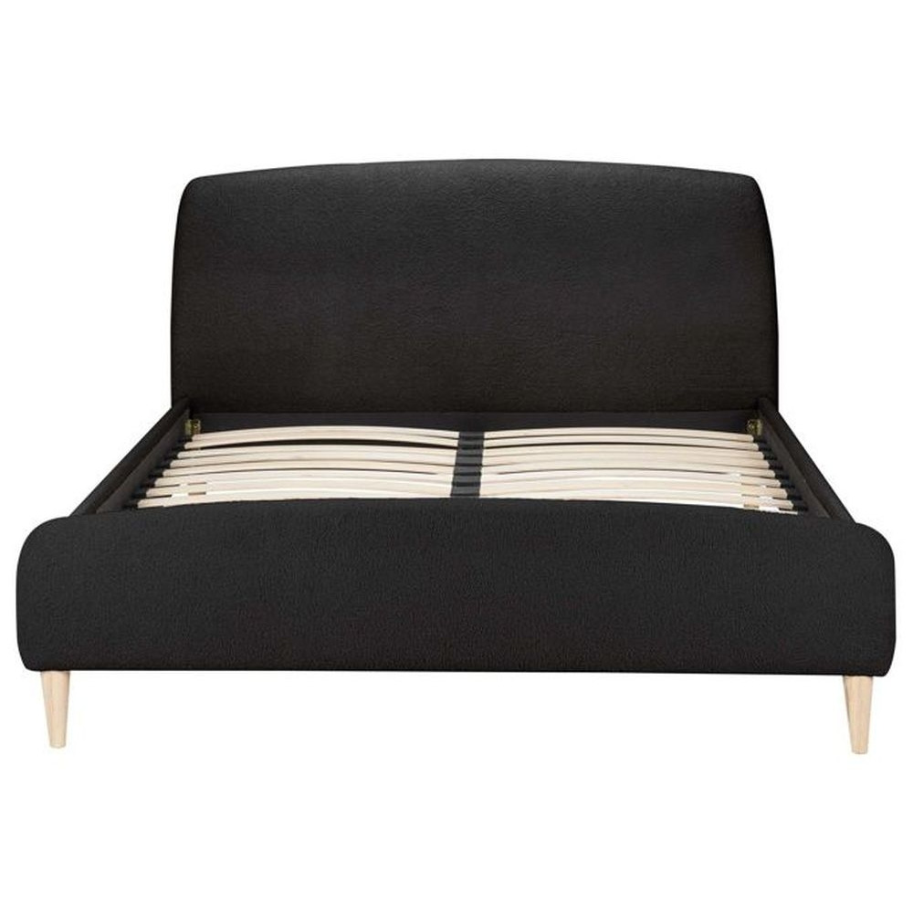 Otley Charcoal Fabric Bed - Comes in 4ft 6in Double and 5 ft King Size  Options by Choice Furniture Superstore