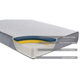 SleepSoul Paradise White Mattress - Comes in Single, Small Double, Double and King Size - thumbnail 2
