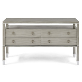 Carter Pewter 4 Drawer Console Sideboard