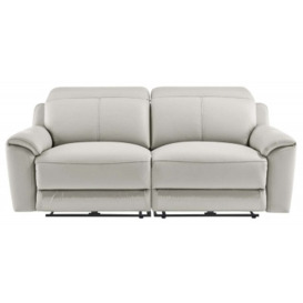 Madrid 3 Seater Electric Recliner Sofa - Comes in Light Grey and Charcoal