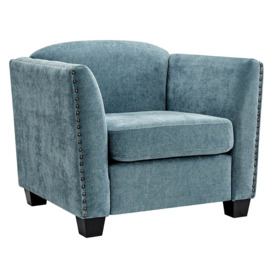 Dawson Armchair - Comes in Grey, Teal and Cream - thumbnail 2