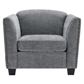 Dawson Armchair - Comes in Grey, Teal and Cream - thumbnail 1
