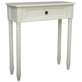 Clearance - Emily French Off White Medium Console Table - FSS15182