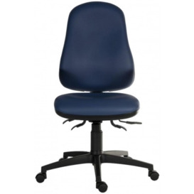 Teknik Ergo Comfort Pu High Back Executive Adjustable Swivel Office Chair - Comes in Black and Blue Options