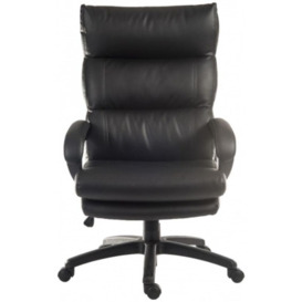 Teknik Luxe Black Leather Executive Chair