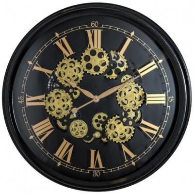 Large Moving Gears Wall Clock - 80cm x 80cm - image 1