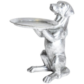 Antique Labrador Holding Tray Ornament - thumbnail 3