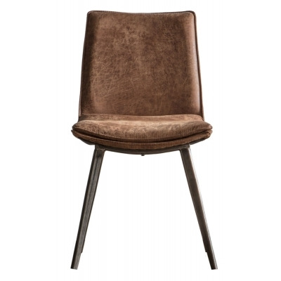 Clearance - Hinks Brown Dining Chair (Sold in Pairs) - D505 - image 1
