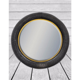Round Lincoln Wall Mirror - 88cm x 88cm - thumbnail 2