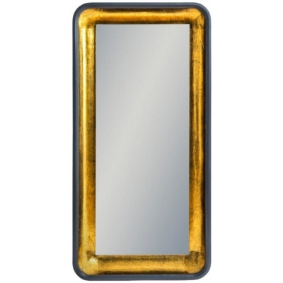 Limehouse Grey And Gold Rectangular Led Lighting Wall Mirror - 60cm x 120cm - image 1
