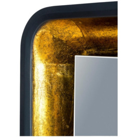 Limehouse Grey And Gold Rectangular Led Lighting Wall Mirror - 60cm x 120cm - thumbnail 2