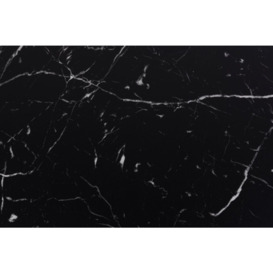 Clearance - Diaz Black Marquina Marble Effect Coffee Table (Set of 2) - D581 - thumbnail 2