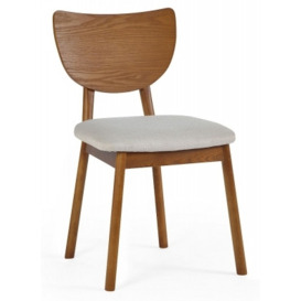 Lowry Cherry Wood Dining Chair (Sold in Pairs) - thumbnail 1