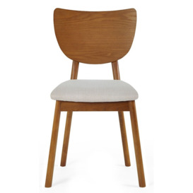 Lowry Cherry Wood Dining Chair (Sold in Pairs) - thumbnail 3