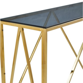 Allure Classic Gold Console Table - thumbnail 3