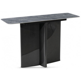Campania Grey Sintered Stone Console Table