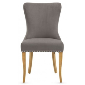 Ashley Steel Grey Dining Chair (Sold in Pairs) - thumbnail 1