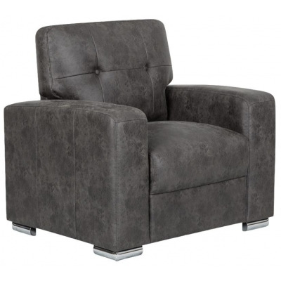 Hampton Fabric Armchair - Comes in Dark Grey and Taupe - image 1