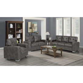 Hampton Fabric 3 Seater - Comes in Dark Grey and Taupe - thumbnail 3