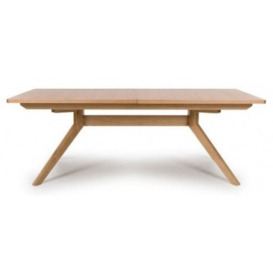 Anders Oak 8 Seater Extending Dining Table - thumbnail 1