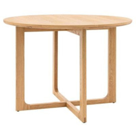 Craft 2 Seater Round Dining Table - Comes in Natural and Smoked Options