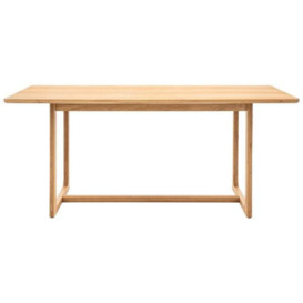 Craft 6 Seater Dining Table - Comes in Natural and Smoked Options - thumbnail 2