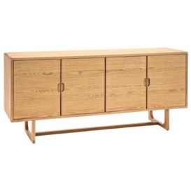 Craft 4 Door Sideboard - Comes in Natural and Smoked Options - thumbnail 3