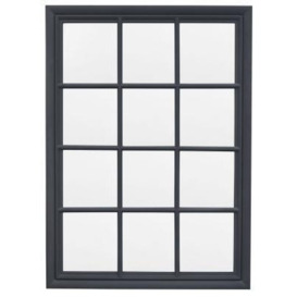 Sherwood Window Mirror - 95cm x 130cm - Comes in Lead and Stone Options - thumbnail 1
