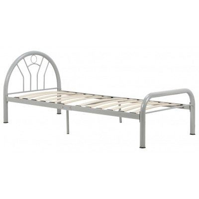 Solo Silver Metal Bed - image 1