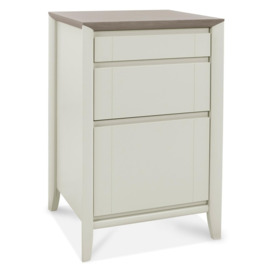 Bentley Designs Bergen Grey Washed Oak and Soft Grey Filing Cabinet with Drawer - thumbnail 2
