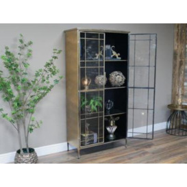 Dutch Metal 2 Glass Door Display Cabinet - 9227