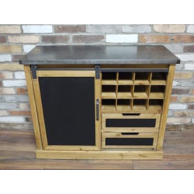 Dutch 2 Drawer 1 Door Wine Cabinet