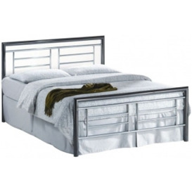 Montana Chrome and Nickel Metal Bed - Comes in 4ft 6in Double and 5ft King Size Options