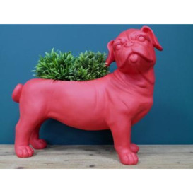 Red Dog Planter