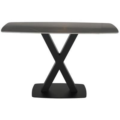 Vernal Grey Sintered Stone Console Table - image 1