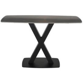 Vernal Grey Sintered Stone Console Table - thumbnail 1