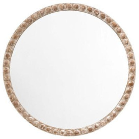 Millbrook Natural Round Large Wall Mirror - 95cm x 95cm