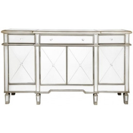 Beaumont Gold Mirrored Sideboard - thumbnail 1