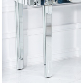 Classic Mirrored Tile Console Table - thumbnail 3