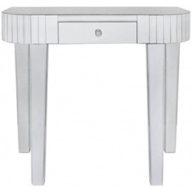 Classic Mirrored Tile Console Table - thumbnail 1