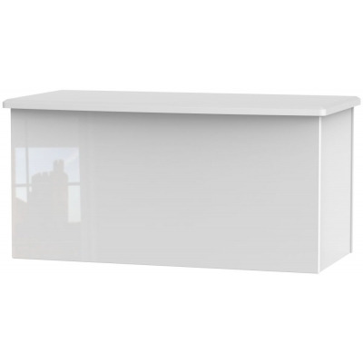 Knightsbridge Blanket Box - Comes in White High Gloss, Black High Gloss and Cream High Gloss and Cream Matt Options