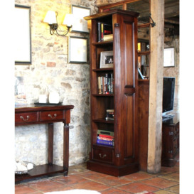 La Roque Mahogany Narrow Bookcase - thumbnail 3