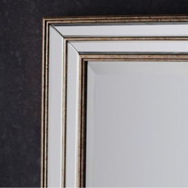 Squire Gold Leaner Rectangular Mirror - 65cm x 154cm - thumbnail 2