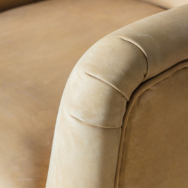 Birmingham Leather Swivel Chair - Comes in Saddle Tan and Antique Ebony Options - thumbnail 2