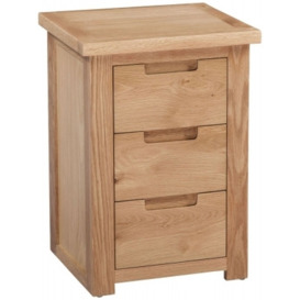 Homestyle GB Moderna Oak Bedside Cabinet - thumbnail 1