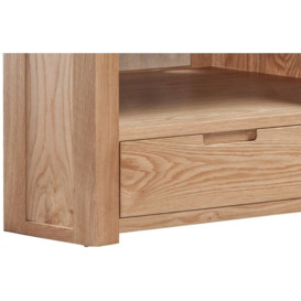 Homestyle GB Moderna Oak Corner TV Cabinet - thumbnail 3